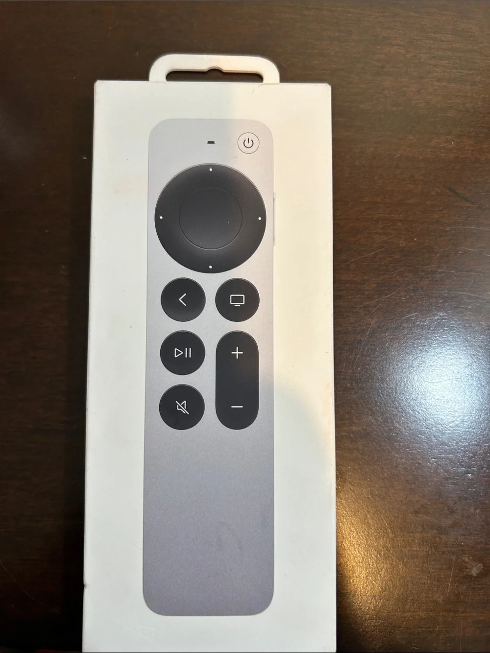 Apple White Siri Remote (3rd Gen) Retail Box Back